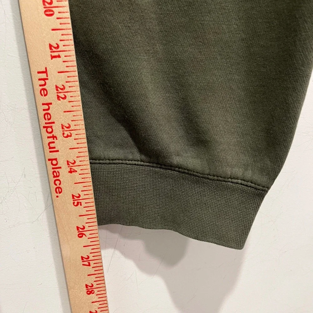Jordan Mens Fleece Jogger Sweatpants Olive Green Graphic Jumpman Size L